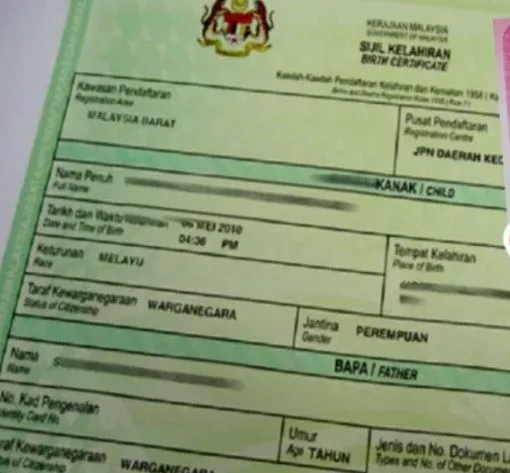 Cara Tukar Nama Anak Dalam Sijil Kelahiran, Ini Panduan Untuk Mak Ayah! 5 Cara Tukar Nama Anak Dalam Sijil Kelahiran, Ini Panduan Untuk Mak Ayah!