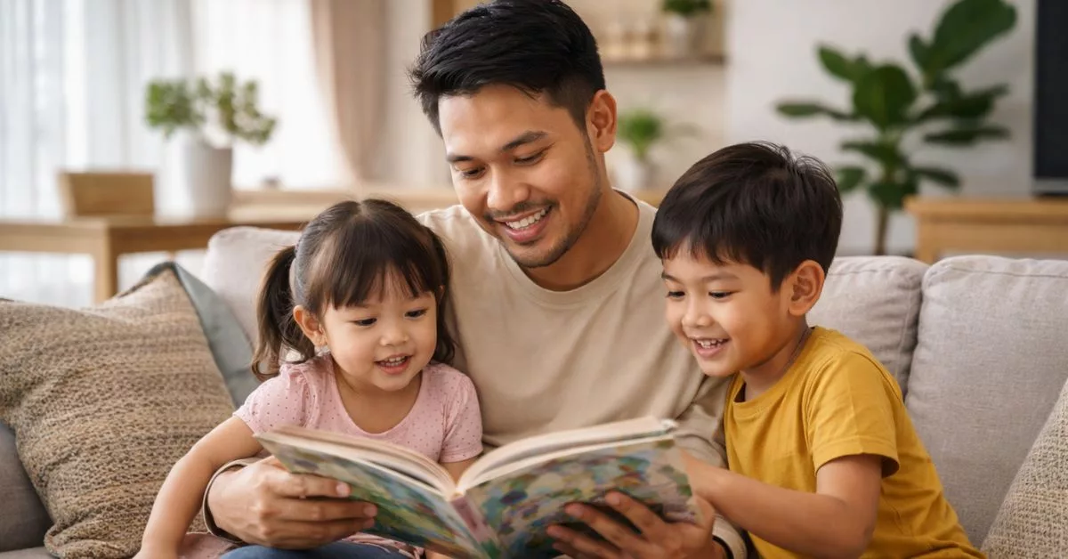 Baca Buku Dengan Anak, Impaknya Lebih Hebat Jika Dilakukan Oleh Bapa