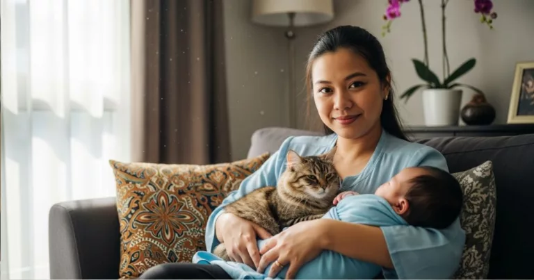 Ibu Baru Bersalin Risau Bawa Bayi Balik Rumah, Takut Alergi Kucing. Bahaya Ke?