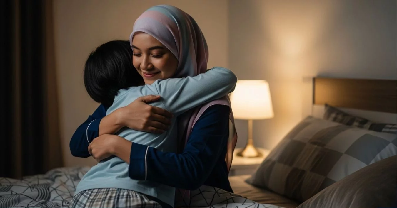 Bukan 5 Minit! Peluk Anak 20 Saat Lagi Bermakna!