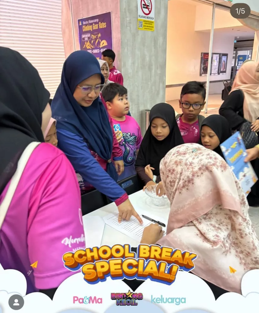 ‘Wall Climbing’ Cetus Keberanian Anak, Program Cuti Sekolah Pa&Ma & Bintang Kecil Realisasi Matlamat