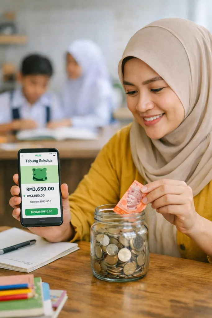 Ibu Simpan RM10 Sehari Setahun Bajet Belanja Sekolah Anak, Cara Bijak Yang Buat Ramai Tersentuh