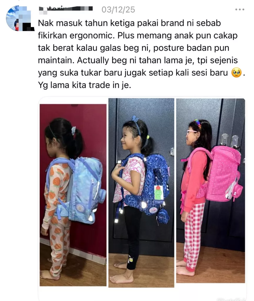 Beg Sekolah Berat Jadi Ancaman Senyap Berbahaya, Punca Cedera Otot Belakang Anak Darjah Satu