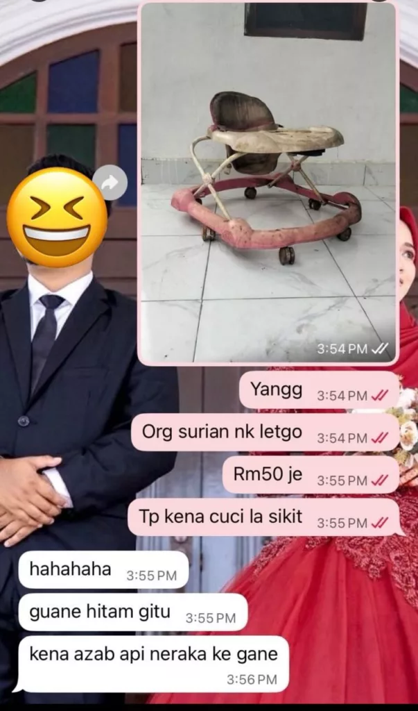 “Walker Lusuh” Isteri Prank Suami, Reaksi Jujur Mencuit Hati