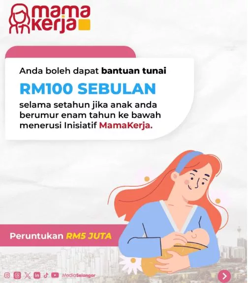 Program MamaKerja Selangor Legakan Tekanan Ibu Bekerja Dengan Bantuan Bermakna