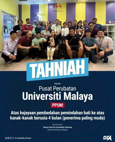 Pemindahan Hati Bayi 4 Bulan Di PPUM, Detik Cemas Jantung Terhenti