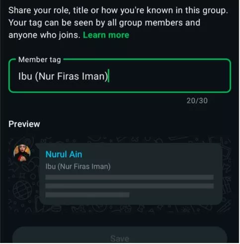 Tag Nama WhatsApp Group Kelas: Cara Mudah Ini Rupanya Sangat Membantu Guru & Ibu Bapa