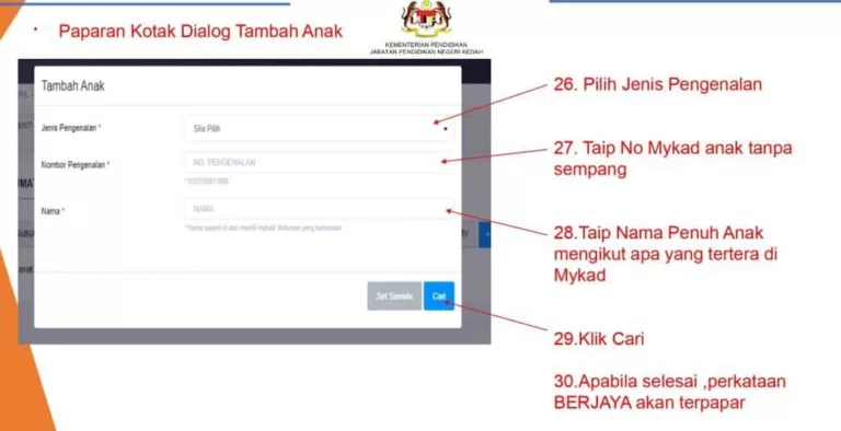 Ini Panduan Lengkap Daftar Anak Tahun 1 Sesi 2027 KPM! 49 Ini Panduan Lengkap Daftar Anak Tahun 1 Sesi 2027 KPM!