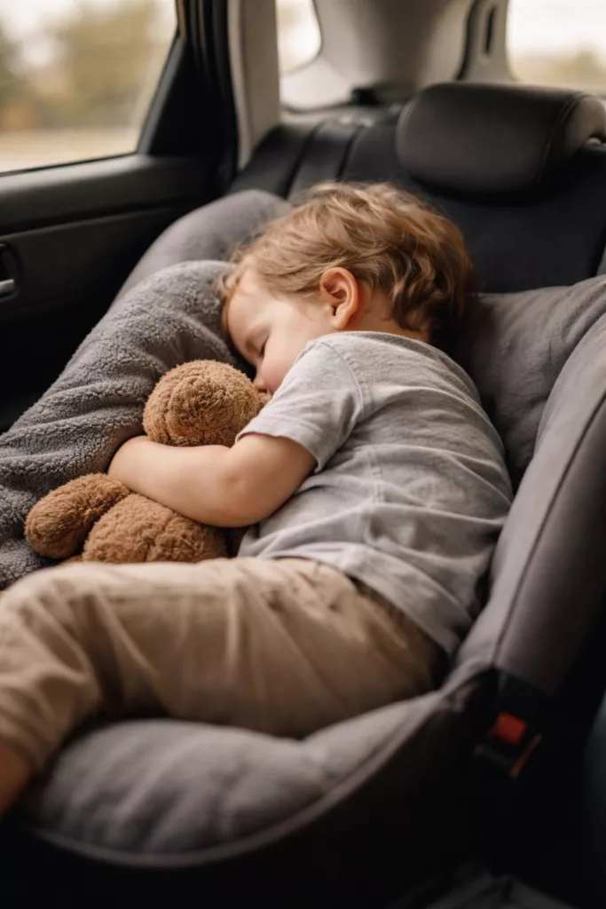 Hanya Kerana Penat, Anak 3 Tahun Tertinggal Dalam Kereta Sepanjang Malam