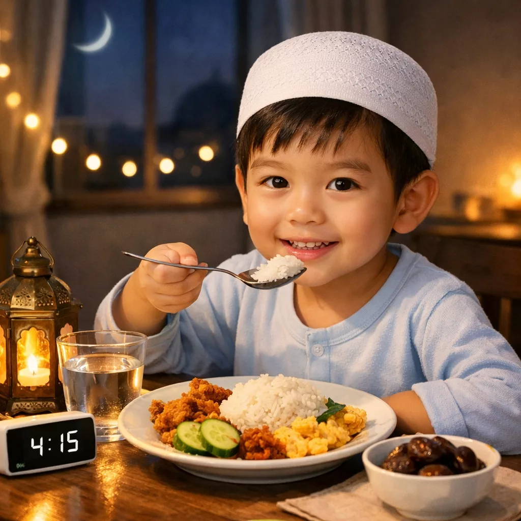 Paksa Anak Puasa Sampai Menangis? Ini Sebabnya Ibu Ayah Tak Patut Kejam Dengan Anak