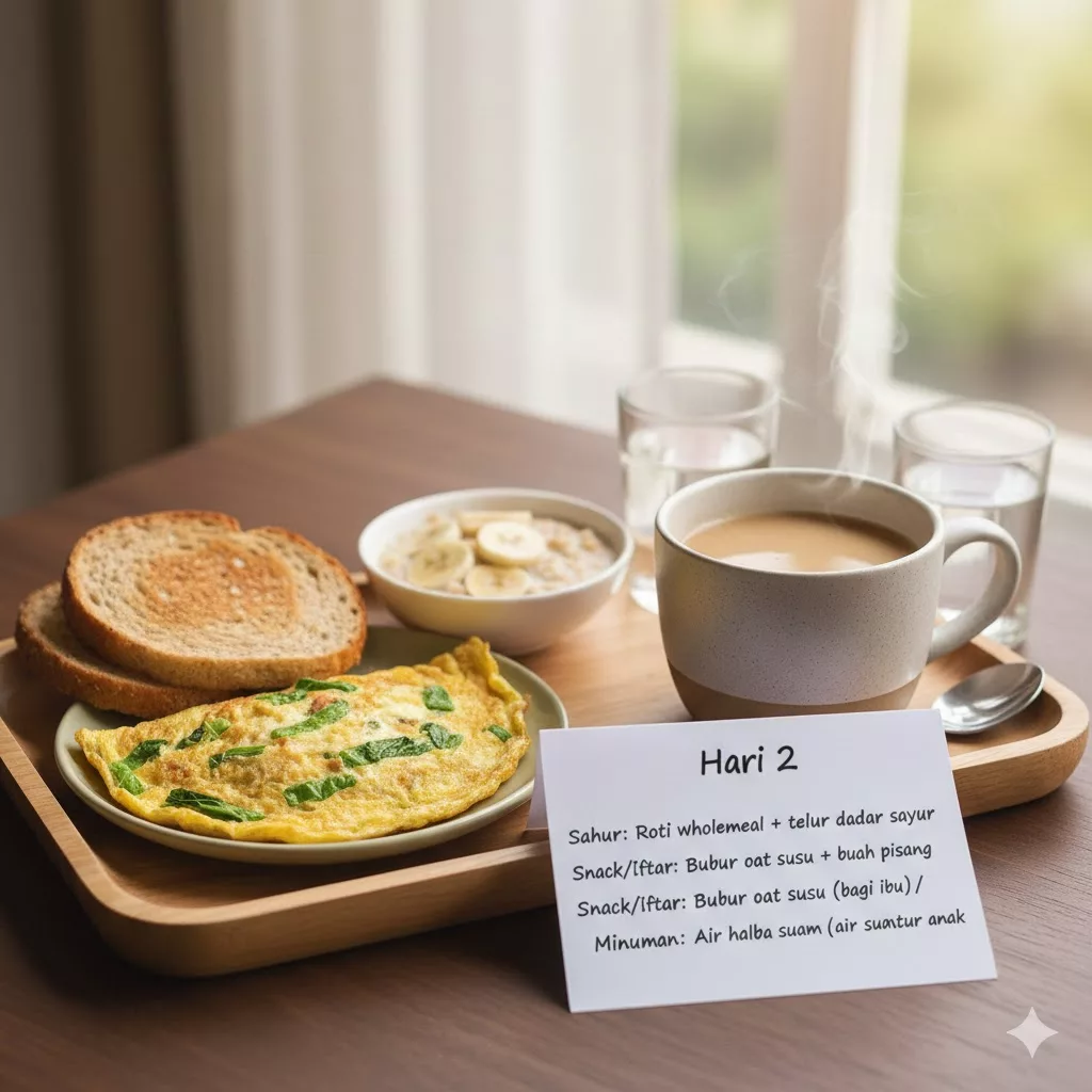 10 Resipi Sahur Simple, Kaya Protein Untuk Anak Kekal Bertenaga Bulan Ramadan