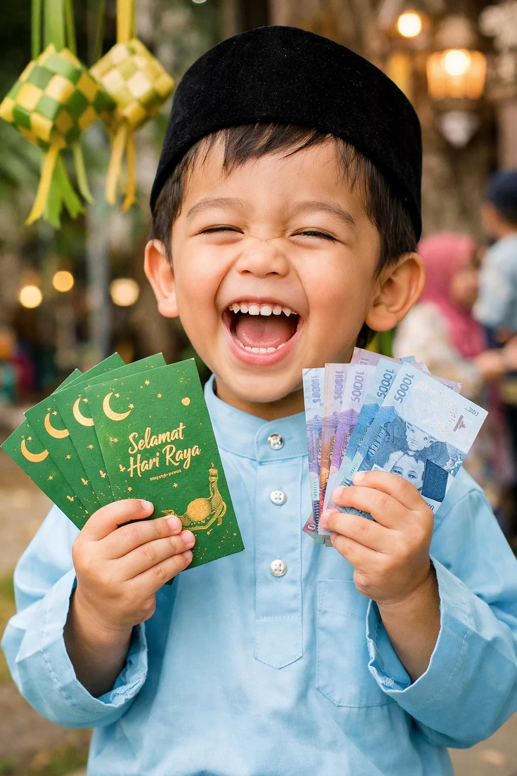 Bila Ibu Ayah ‘Terpakai’ Duit Raya Anak, Ini Penjelasan Tegas Ikut Syarak