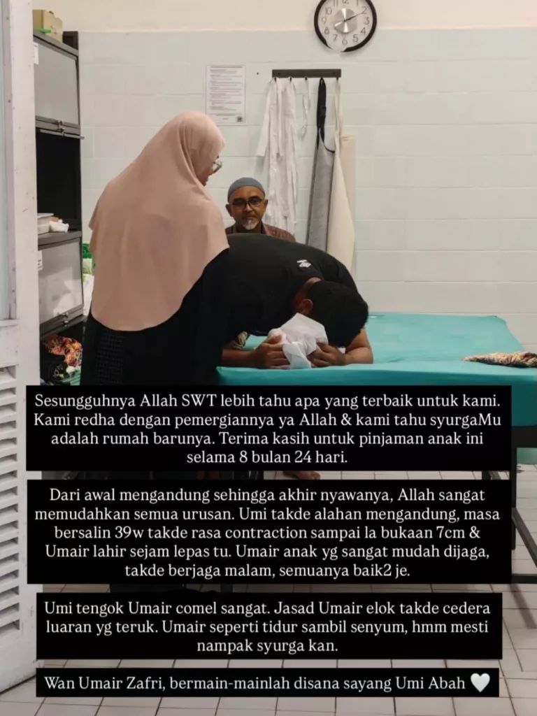 Bayi 8 Bulan Pergi Selepas Kemalangan, Ibu Ayah Reda Ujian Besar 18 Ramadan!