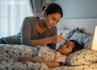 anak tiba-tiba demam