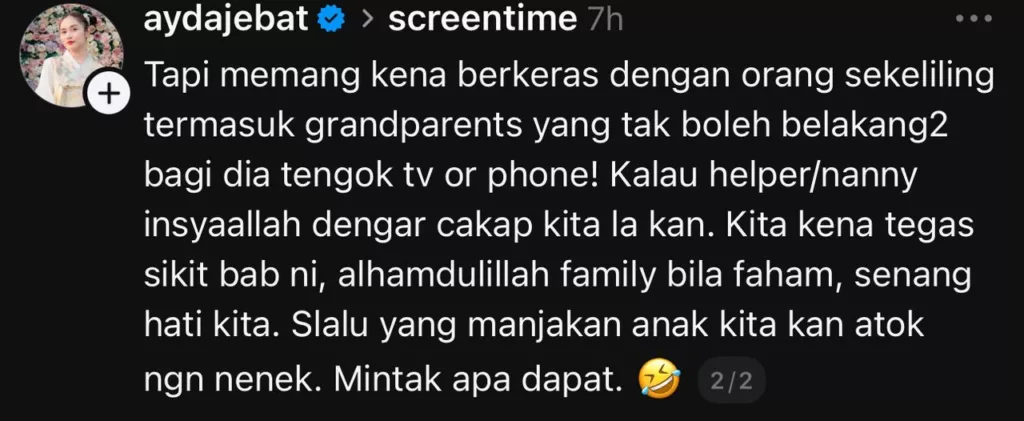 11 Hari ‘Zero Screen’! Usaha Ayda Jebat Didik Anak Tanpa Gajet