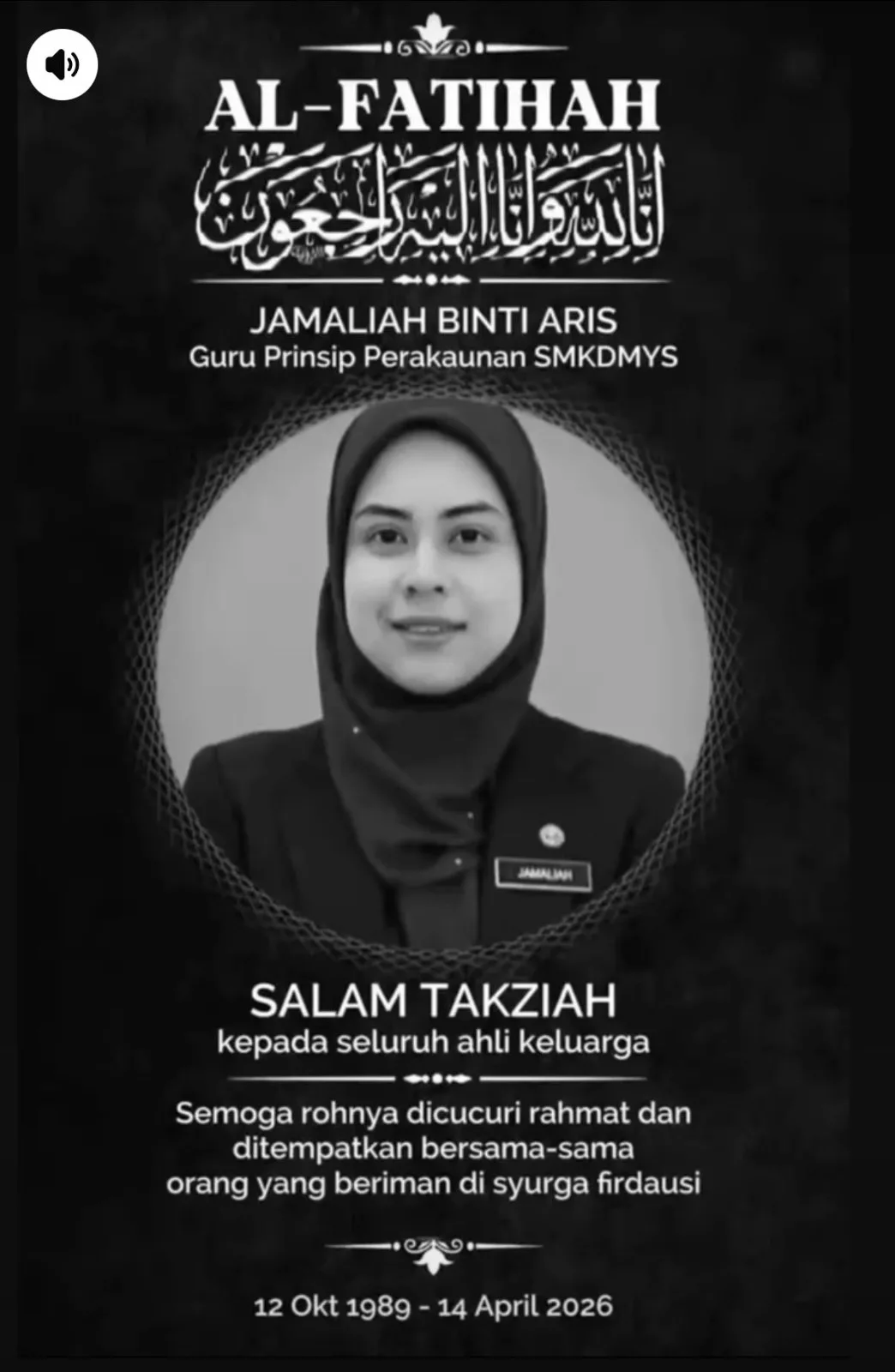 Coretan Meruntun Jiwa Suami Cikgu Jamaliah, Janji Beri Yang Terbaik Untuk Tiga Anak Lelaki & Kenang Kebaikan Isteri