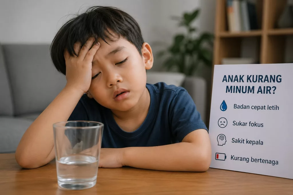 Anak Kurang Minum Air? Hati-Hati Tanda Ini