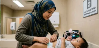 isu tukar lampin anak