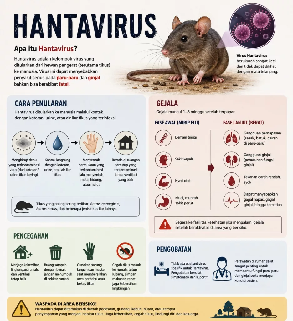 Malaysia Siap Siaga Hadapi Hantavirus, Ibu Ayah Perlu Lebih Berwaspada Lindungi Anak Kecil