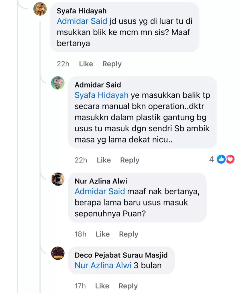 “Masa Scan Doktor Cakap Usus Bayi Di Luar Perut…” Ibu Ini Kongsi Perjalanan Anak Hidap Gastroschisis 16 “Masa Scan Doktor Cakap Usus Bayi Di Luar Perut…” Ibu Ini Kongsi Perjalanan Anak Hidap Gastroschisis