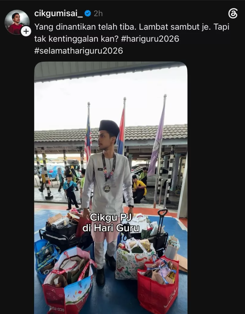 Fuh Hadiah Penuh Satu Bonet Kereta! Hari Guru Bertukar Jadi ‘Hari Rezeki’ Buat Cikgu