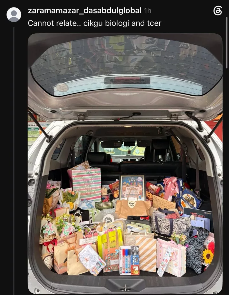 Fuh Hadiah Penuh Satu Bonet Kereta! Hari Guru Bertukar Jadi ‘Hari Rezeki’ Buat Cikgu