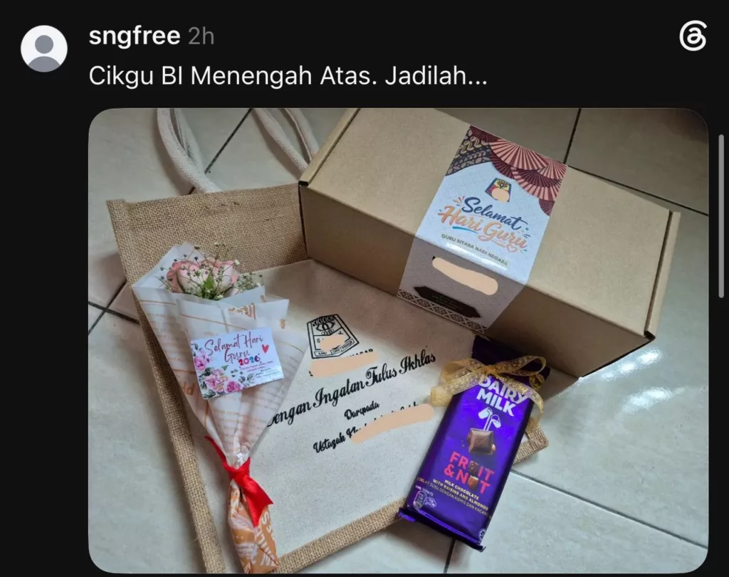 Fuh Hadiah Penuh Satu Bonet Kereta! Hari Guru Bertukar Jadi ‘Hari Rezeki’ Buat Cikgu