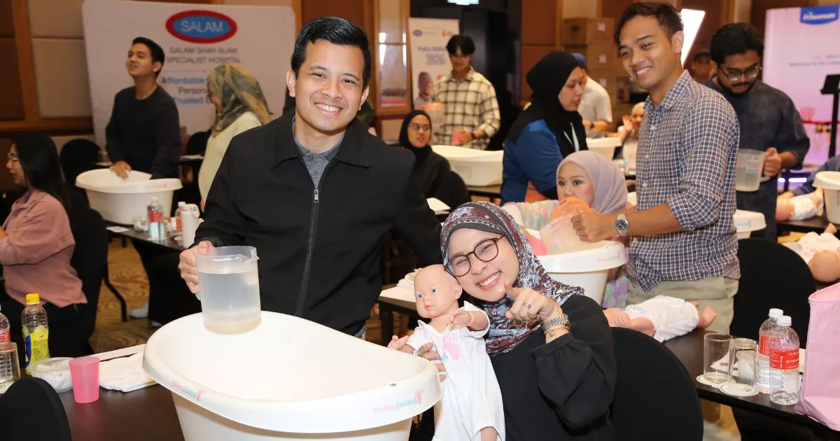 Bakal 'Parents' Belajar Ilmu Kelahiran & Persediaan Timang Cahaya Mata Di Mega Antenatal Class 2026 19 Bakal ‘Parents’ Belajar Ilmu Kelahiran & Persediaan Timang Cahaya Mata Di Mega Antenatal Class 2026