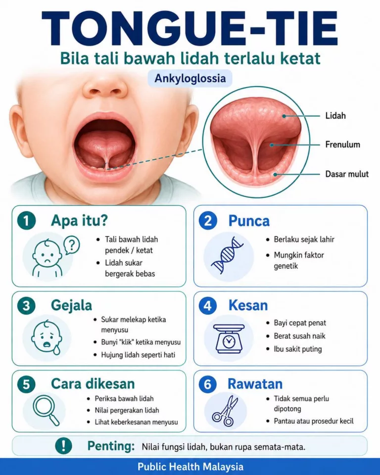 Tongue-Tie Mungkin Punca Bayi Sukar Menyusu, Jangan Terus Salahkan Susu Ibu!