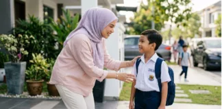 Sebelum Pergi Sekolah