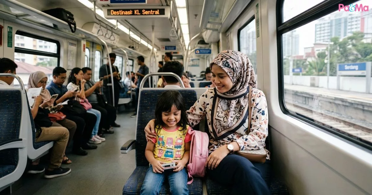 MyRailLife KTM, Mak Ayah Boleh Mohon Pas Perjalanan Percuma Untuk Anak!