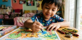 Aktiviti Mewarna Bantu Anak Lebih Fokus