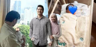 Fattah Amin, Amira Othman Timang Cahaya Mata Sulung