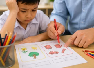 Salah Pilih Ton Merah? Tugasan Sains Murid Tahun 1 Dipangkah Guru, Undang Perdebatan Ramai