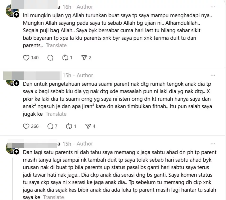 “Saya Hanya Nak Bersihkan Nama Saya” – Luahan Pengasuh Cetus Perbincangan Kepercayaan Penjagaan Anak