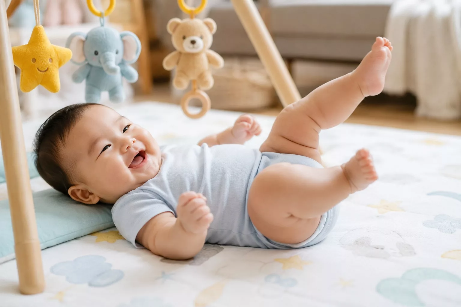 Bayi Dah Pandai Gapai Mainan, Tanda Perkembangan Positif! 10 Bayi Dah Pandai Gapai Mainan, Tanda Perkembangan Positif!