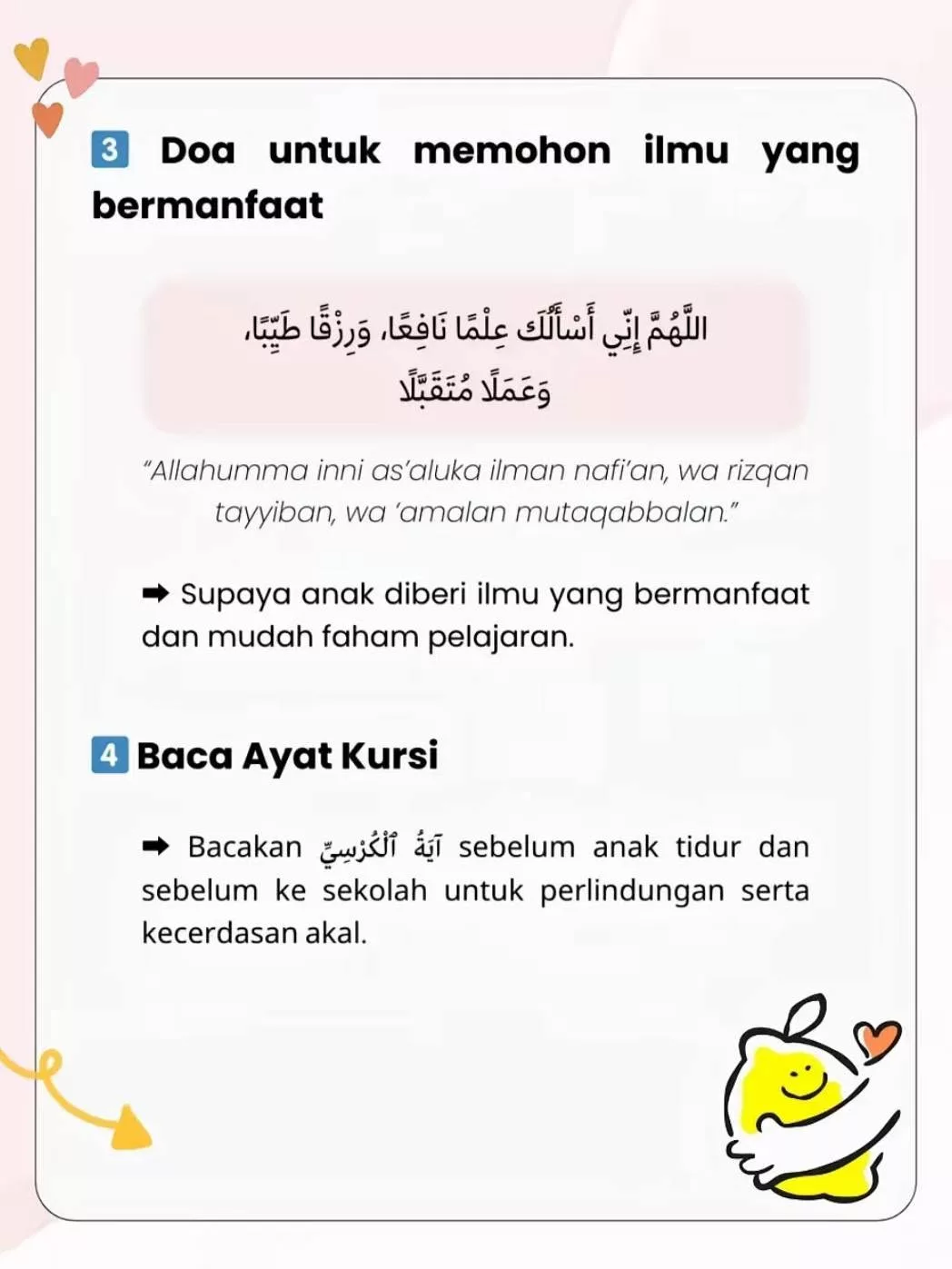 Amalkan Doa Ini Untuk Otak Anak Lebih ‘Power’, Hasilnya Memang Berbaloi! permudahkan Belajar, Berilmu Bermanfaat & Berakhlak Mulia
