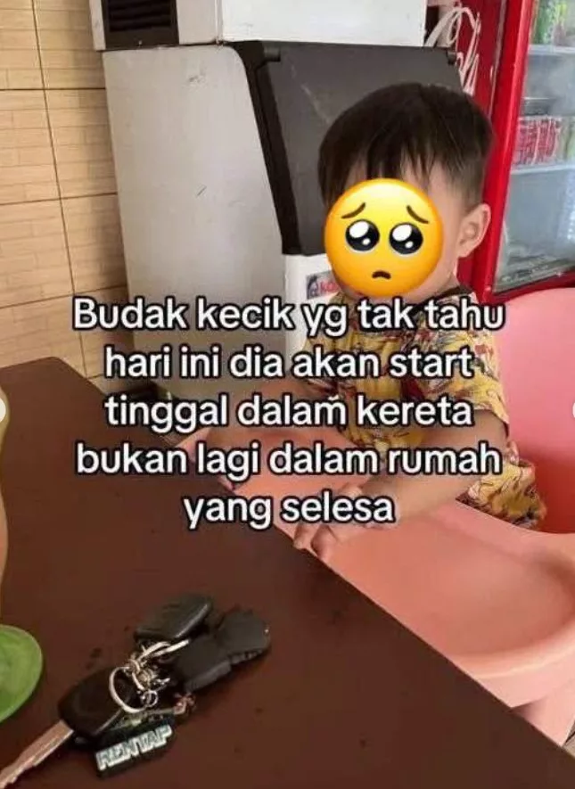 Ibu Tunggal Tekad Tinggal Dalam Kereta Demi Anak-Anak, Tak Sanggup Berpisah!