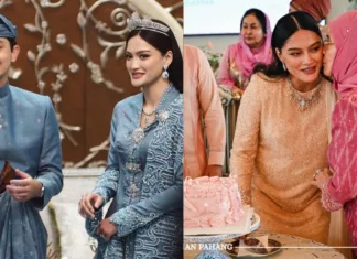 Tengku Arif Bendahara Timang Puteri Sulung, Tengku Nadine Amina Zahra Curi Perhatian!