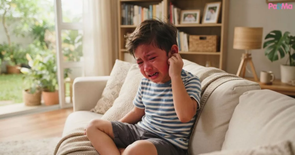 Anak Menangis Sambil Pegang Telinga, Jangan Terus Anggap Mengada. Mungkin Tanda Otitis Media 8 Anak Menangis Sambil Pegang Telinga, Jangan Terus Anggap Mengada. Mungkin Tanda Otitis Media