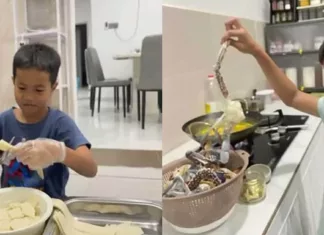Anak 10 Tahun Pandai Memasak, Sikap Rajin Muhammad Adam Buat Ramai Kagum! Anak 10 Tahun Pandai Memasak