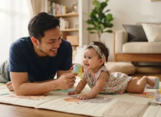Tummy Time, Floor Time, Dan Merangkak Penting Untuk Perkembangan Motor Bayi! tummy time