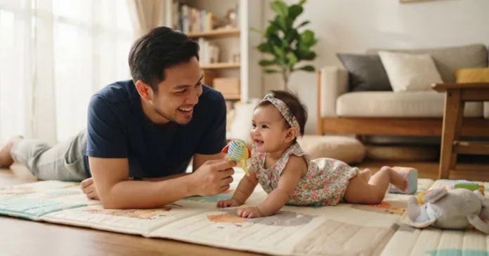 Tummy Time, Floor Time, Dan Merangkak Penting Untuk Perkembangan Motor Bayi! tummy time