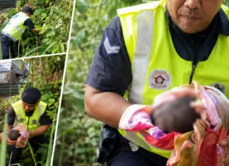 Sayu Melihat Bayi Perempuan Ditinggalkan DiSemak, Polis Giat Cari Ibu Kandung!