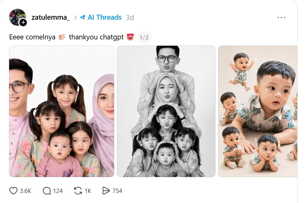 Hanya Upload Gambar Asal Kepada ChatGPT! Hasil Memang Cantik, Wanita Ini Kongsi Cara Nak Prompt! 10 Hanya Upload Gambar Asal Kepada ChatGPT! Hasil Memang Cantik, Wanita Ini Kongsi Cara Nak Prompt!