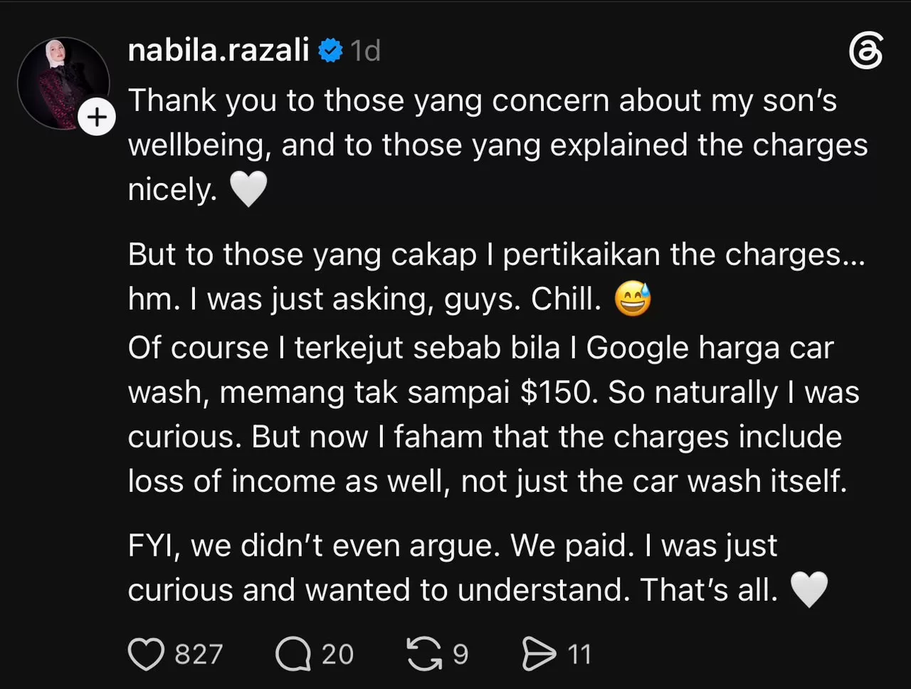 Anak Muntah Dalam E-Hailing, Nabila Razali Terkejut Kena Caj Lebih RM400 Di Singapura!