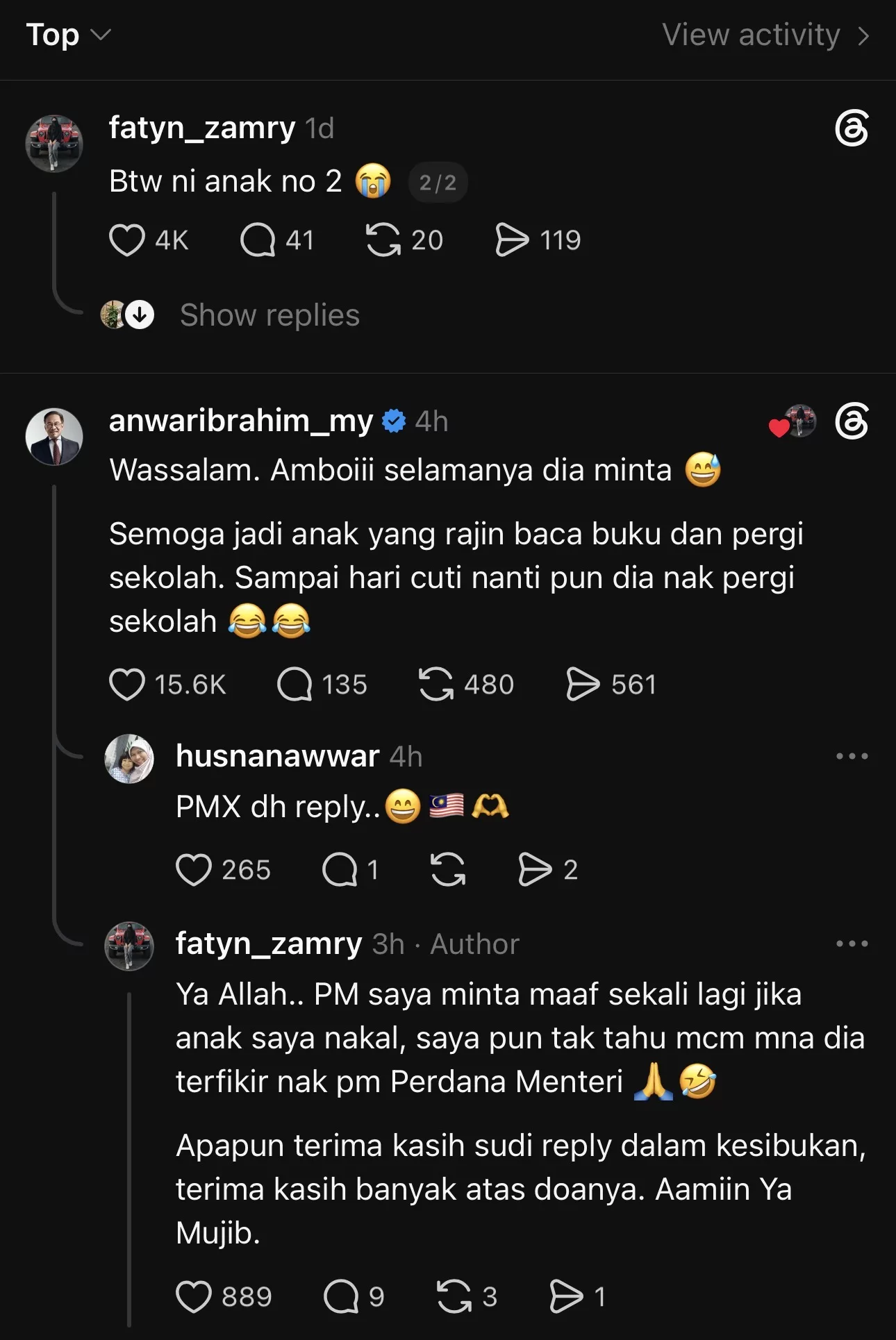 Kanak-Kanak Tadika ‘DM’ PMX Minta Cuti Sekolah, Sekali Jawapan Buat Ramai Tersenyum