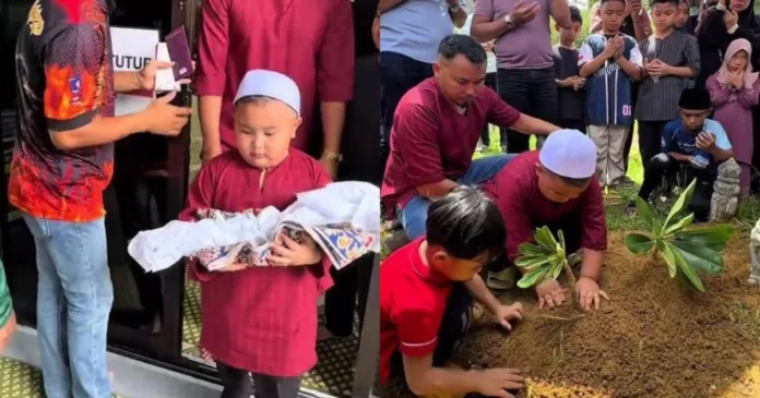Adik Abang Aji Meninggal Dunia, "Allah Pinjamkan Hanya 49 Hari Bersama" Adik Abang Aji meninggal dunia
