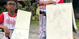 Lukisan Anime Kanak-Kanak RM1, RM2 Curi Perhatian