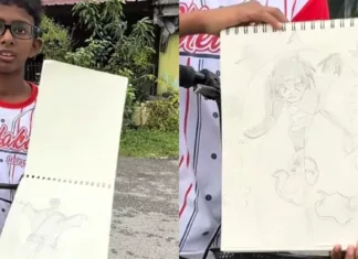 Lukisan Anime Kanak-Kanak RM1, RM2 Curi Perhatian